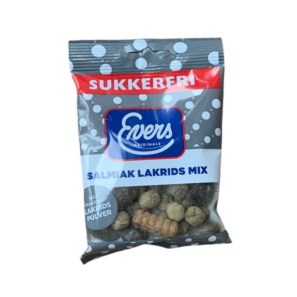 Evers Salmiak Lakrids Mix, Bonschen (Zuckerfrei)