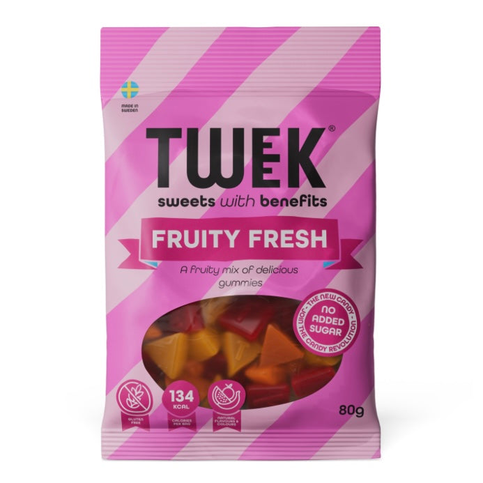 Tweek, Fruity Fresh, Fruchtgummies (Zuckerfrei)