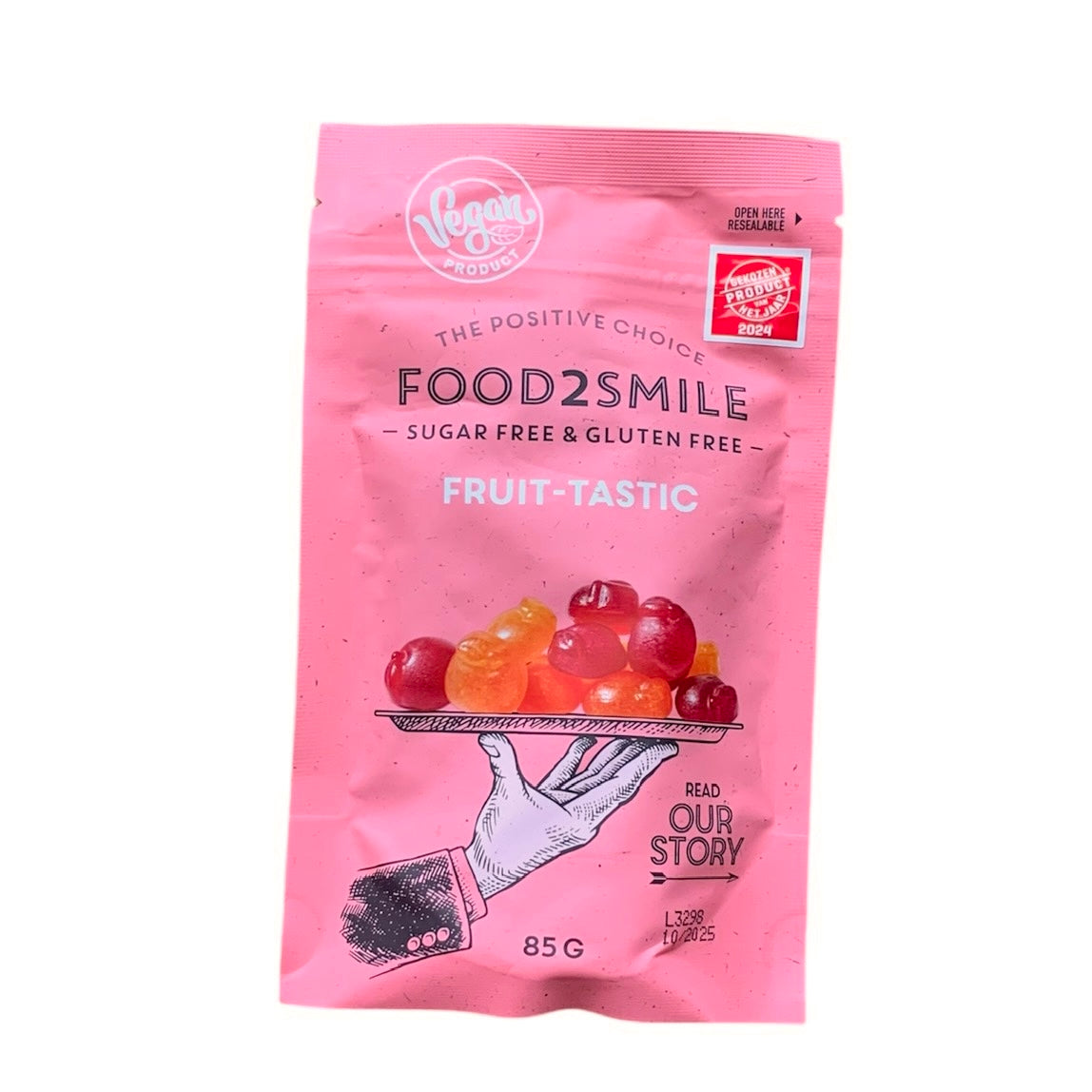 Food2smile, Fruit-Tastic (zuckerfrei), Tüte pink