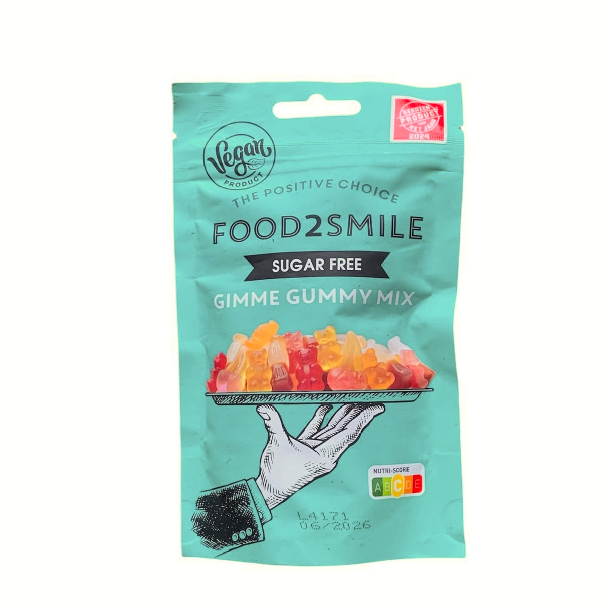 Food2smile, Gimme Gummy Mix (zuckerfrei), Tüte Türkis